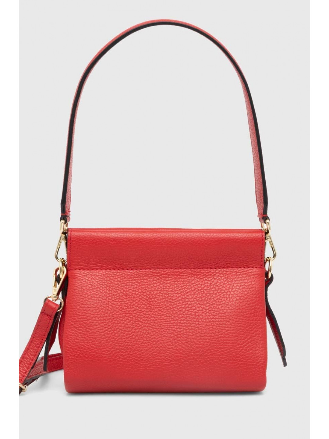 Kožená kabelka Answear LAB červená barva